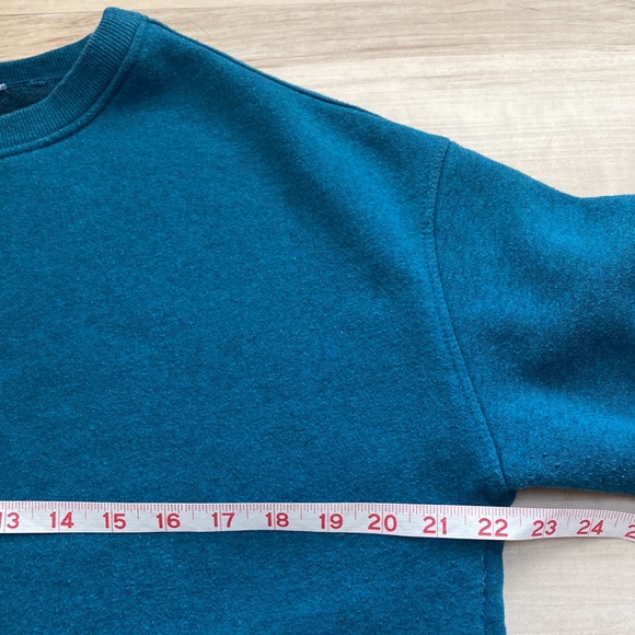 Danskin Womens XL Blue Teal Sweatshirt with Front Pocket Pullover. So cozy. - Picture 10 of 12